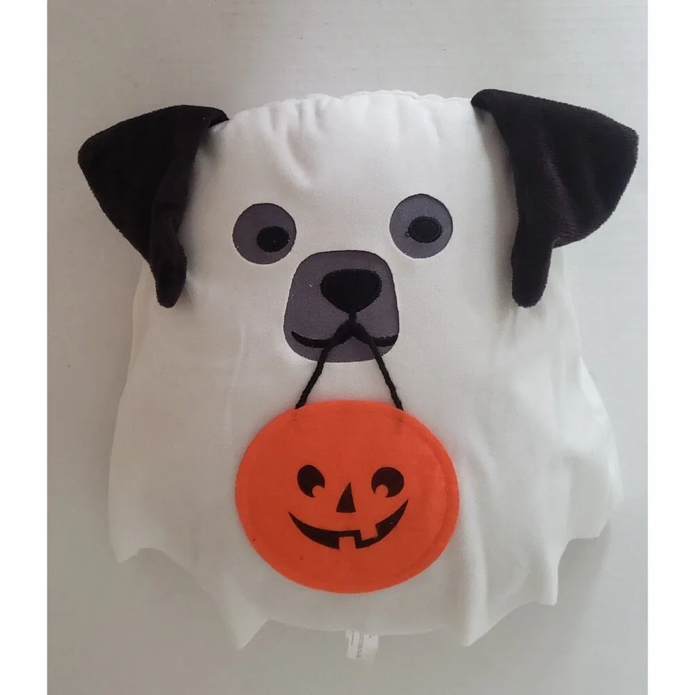 2 Target Bullseye Playground Halloween Dog Ghost & Witch Plush Pillows Set 2024